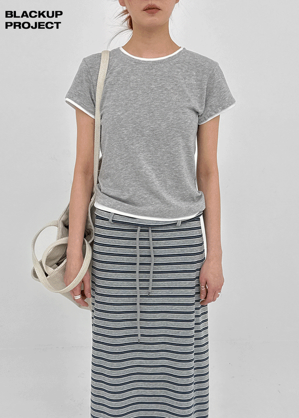 [MADE] Turon Layered Short-Sleeve Tee