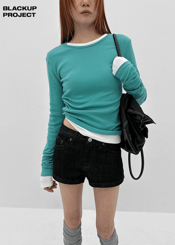 [MADE] Thezbee Rundhals Langarmshirt