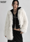 [MADE] Raya High Neck Fur Jacket