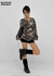 [MADE] Paette Camo Waffle Henley Neck Long Sleeve Tee