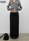 [MADE] Hiku Semi Low-Waist Maxi Long Skirt