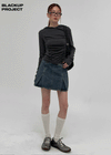 [MADE] Kissy Denim Skirt Pants