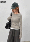 [MADE] Shurini Round Neck Long Sleeve T-shirt
