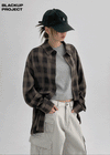 [MADE] Sloth Check Overfit Shirt
