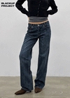 [MADE] Serene Low-Waist Straight Denim Pants