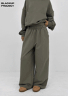 [MADE] Le Seine Bijo Wide Elastic Pants (Available as a set)