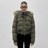 [MADE] Vanity Fur-Trimmed Wellon Crop Padded Jacket
