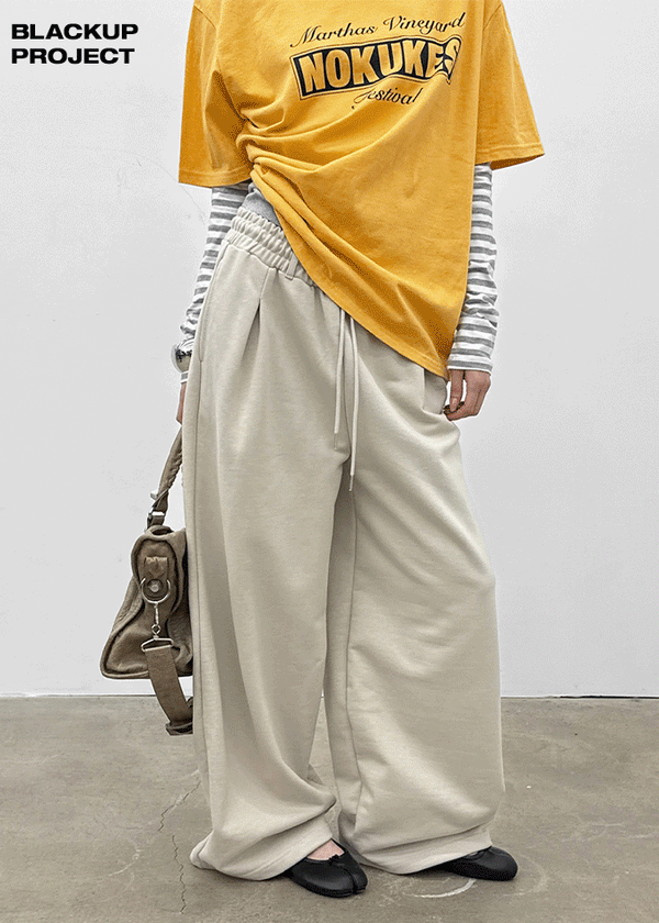 [MADE] Dikiden Wide Two-Way Banded Pants