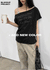 [MADE] Louvre Off-Shoulder Short Sleeve T-shirt