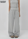 [MADE] Vient Fleece-lined Wide Banding Pants