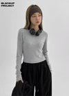 [MADE] KINNY SET - Layered Crop Long Sleeve T-shirt