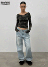 [MADE] Rookie Snap Wide Denim Pants