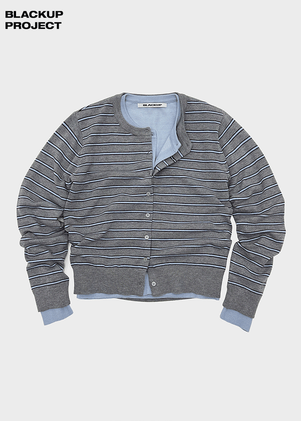[MADE] Phoneradi Striped Knit Cardigan