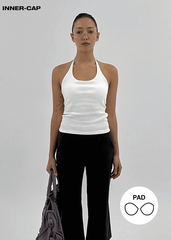 [MADE] Kit Halter Sleeveless (Built-in Cap) (S/S ver.) (2TYPE)