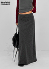 [MADE] Miyuki Fleece-lined Maxi Long Skirt