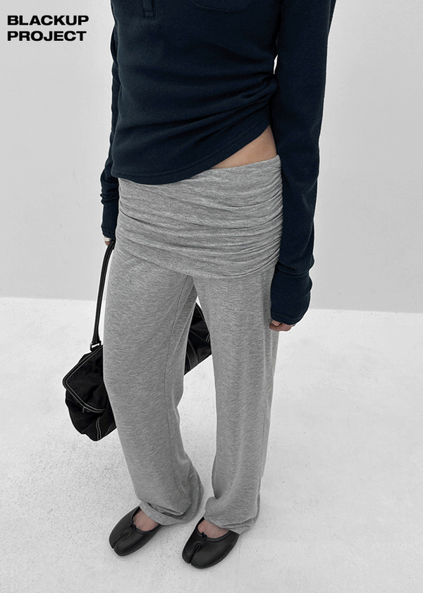 [MADE] Miseru Shirring Skirt-Pants