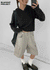 [MADE] Kinshu Cropped Raglan Hooded Knit