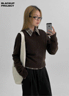 [MADE] STENNE ROND TRICOT LAINE 50%