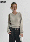 [MADE] STENNE V-NECK KNIT 50% WOOL