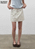 [MADE] Bitollen Belted Cotton Mini Skirt Pants