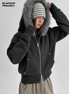 [MADE] Exive Fur Hooded Zip-up