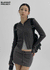 [MADE] Sienne V-neck Hooded Knit Zip-Up