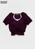 [MADE] Lumico Raglan V-Neck Short-Sleeve Knit