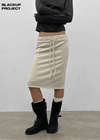 [MADE] Nube String Midi Skirt
