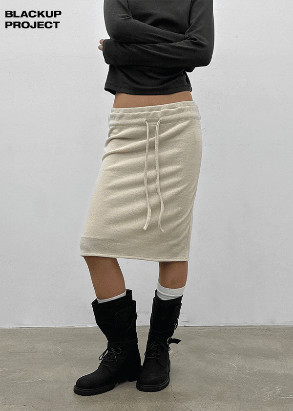 [MADE] Nube String Midi Skirt