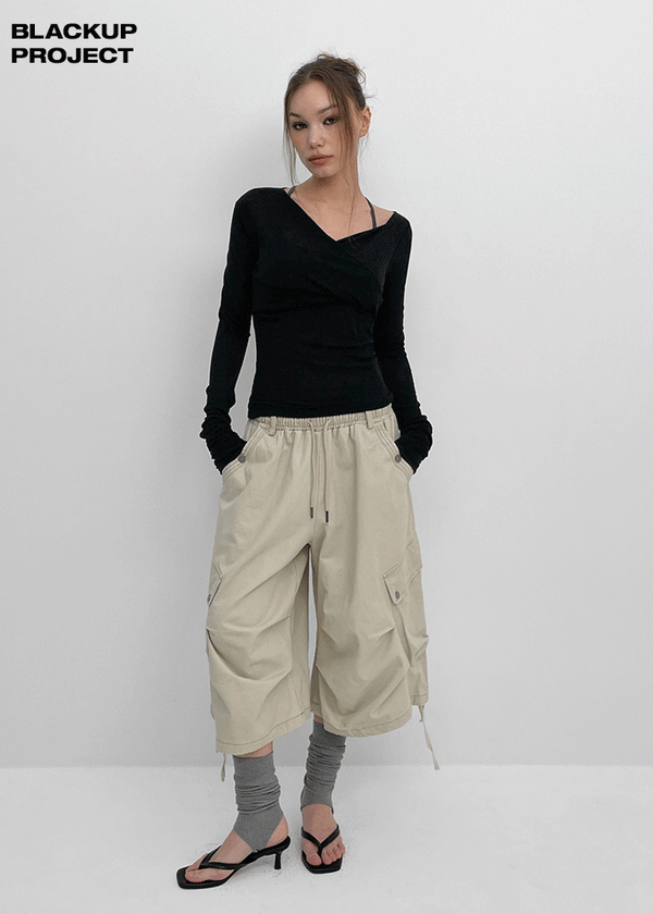 [MADE] Kantu Cotton Cargo Bermuda Pants