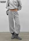 [MADE] Melio Mink Semi-Wide Elastic Waist Pants