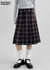[MADE] Tnew Check Pleated Midi Skirt