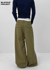 [MADE] Nutty Back Pocket Wide Cotton Pants