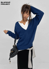 [MADE] Roadcle Deep V-Neck Loose Fit Knit