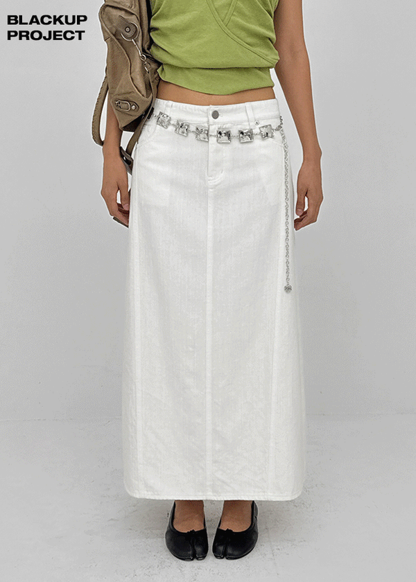 [MADE] Vuel Linen-Like Long Skirt