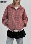 [MADE] Cocoti Check Hooded Jumper