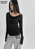 [MADE] Berua Two-way Off-shoulder Long-sleeve T-shirt (Set Available)