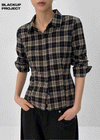 [MADE] Popori Fleece Check Shirt