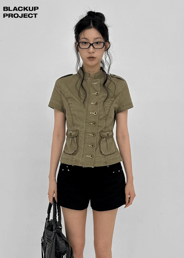 [MADE] Arden Cotton Short Sleeve Jacket