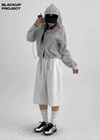 [MADE] Kisen Check Summer Crop Hooded Shirt