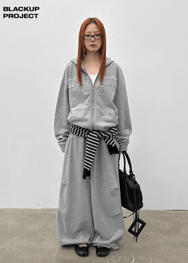 [MADE] Plbun Applique Hood Zip-Up (Set Available)