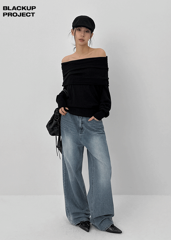 [MADE] Nipid Off-Shoulder Knit