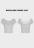[MADE] Stripe Backless Short Sleeve T-shirt (Cap built-in)