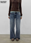 [MADE] Loeve Low-Waist Straight Denim Pants