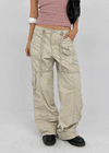 Chokin Multi-pocket Cargo Cotton Pants