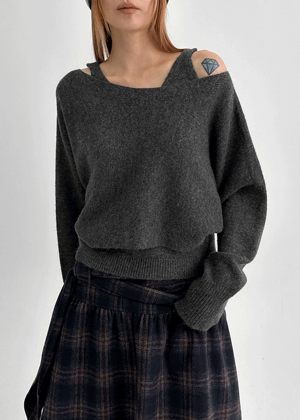 Etchia Set - Boatneck Knit, Knit Sleeveless