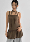 Connel Set - Layered Button-up, Slim Muffler