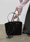 Rubberna SET - Suede Shoulder Bag Glasses Holder