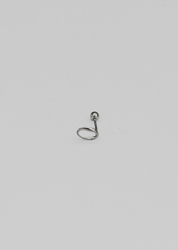 (SILVER 925) Ranjou Circle Piercing