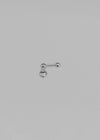 (SILVER 925) Shelby Heart Drop Piercing